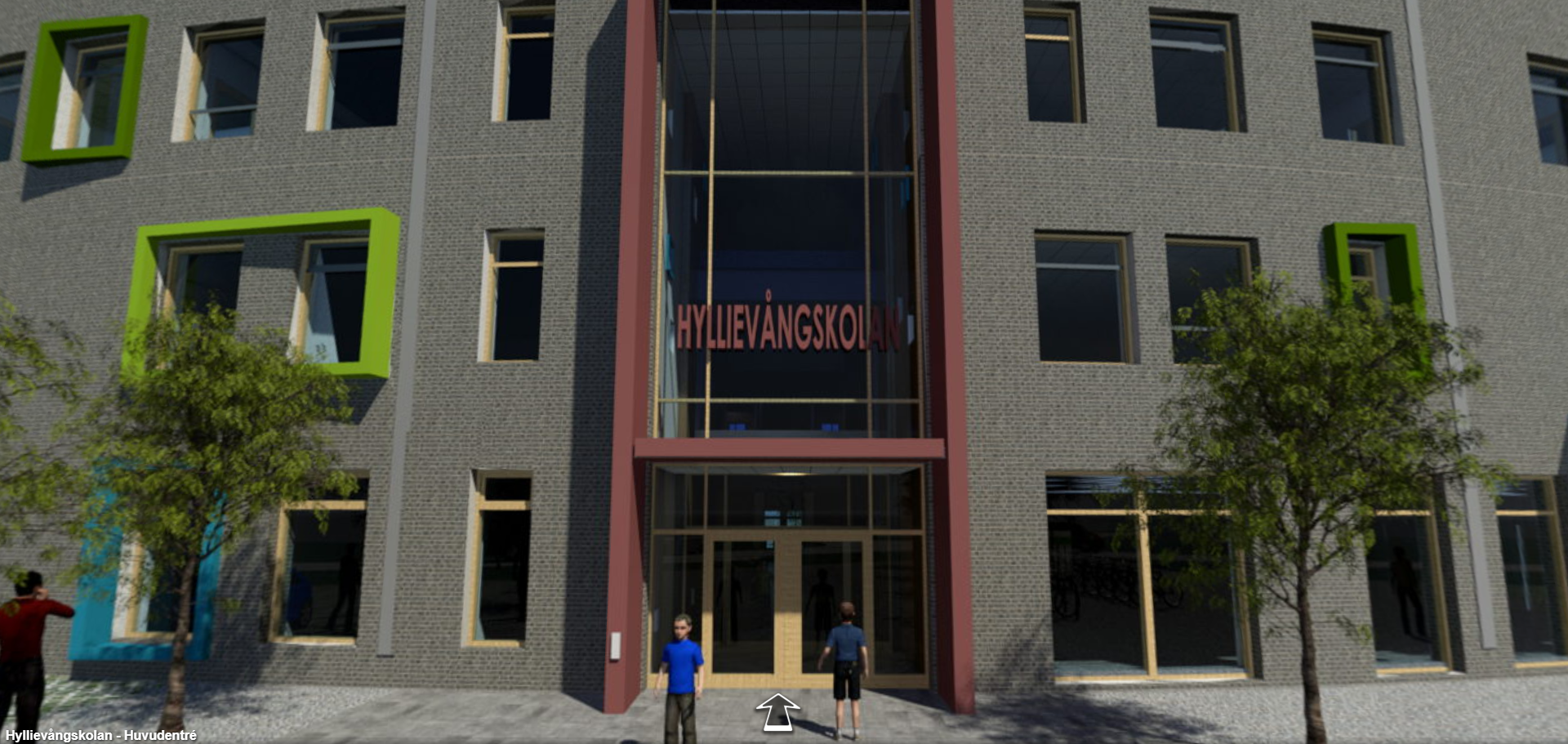 Virtuell rundtur i Hyllies första skola