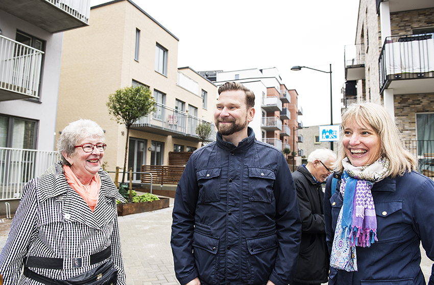 Pionjärsanda på bostadsmässan – Hyllie växer så det knakar