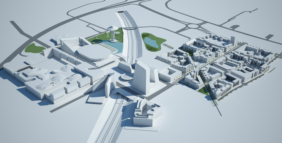 Malmös nya stadsdel Hyllie färdigbyggd