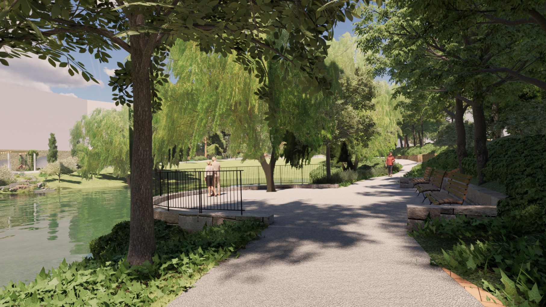 Toskansk park i Hyllie