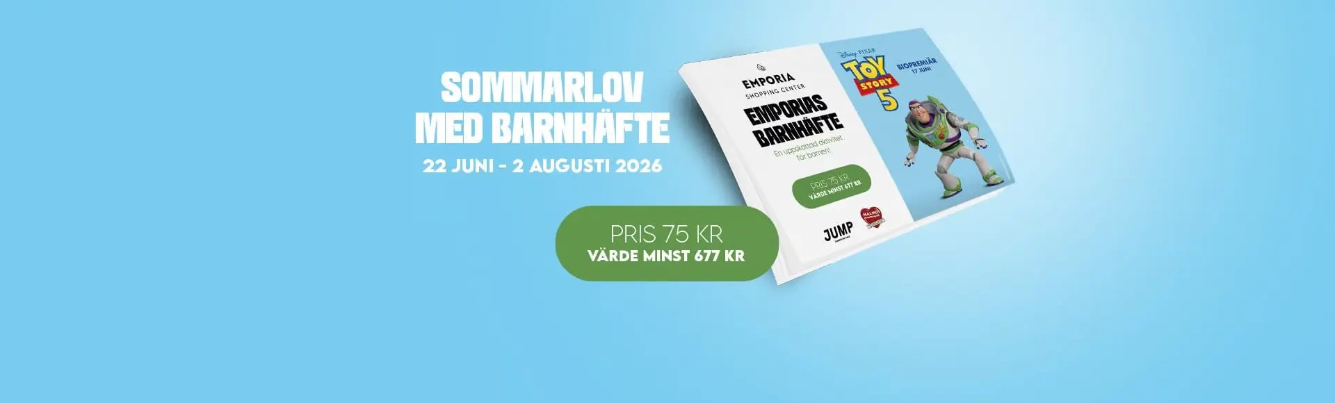 Sommarlov med barnhäftet på Emporia